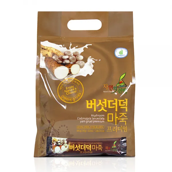 자연의선택 즉석 버섯더덕마죽, 30g, 32개입