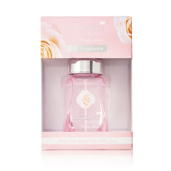 사무라이 카 프래그런스 우먼 화이트로즈 차량용 방향제 스탠드형 본품 60ml, 1개입, 1개