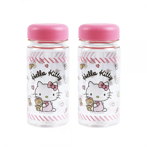 헬로키티 플레이 보틀 일반캡 2p 핑크 350ml