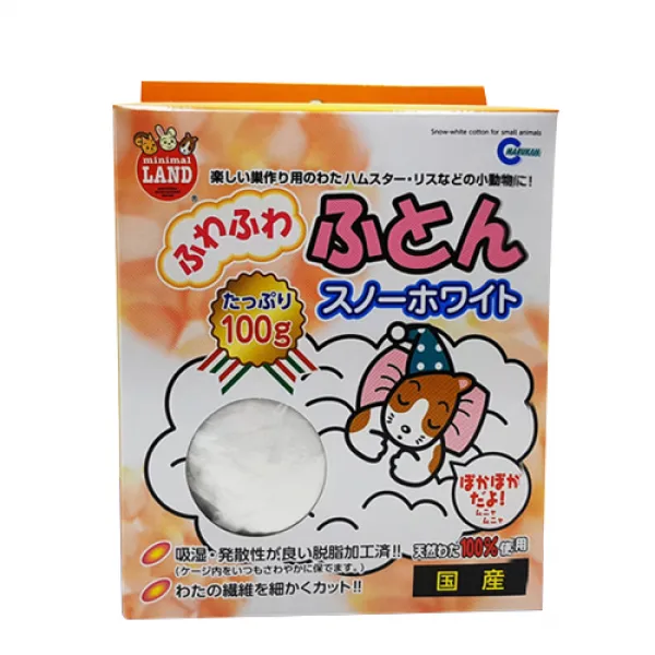 마루칸 반려동물용 스노우 화이트 이불, 100g, 1개