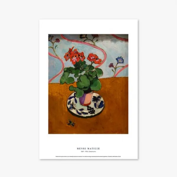 에이블밤부 명화 포스터 Geraniums 앙리 마티스 007