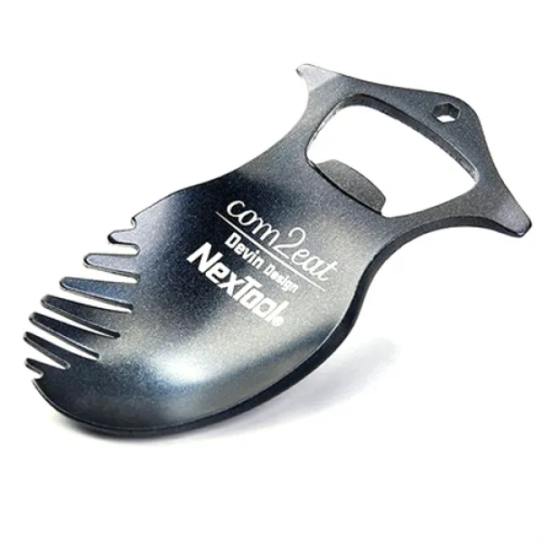 넥스토치 넥스툴 com2eat 캠핑수저, BLACK, 1개