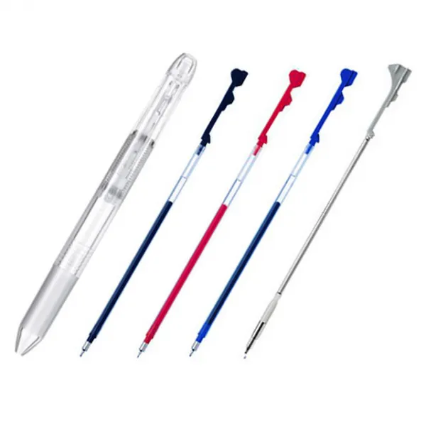 파이롯트 하이테크C 콜레토 4색홀더 리필세트 리필심 0.4mm + 샤프 0.5mm, 혼합 색상, 1세트