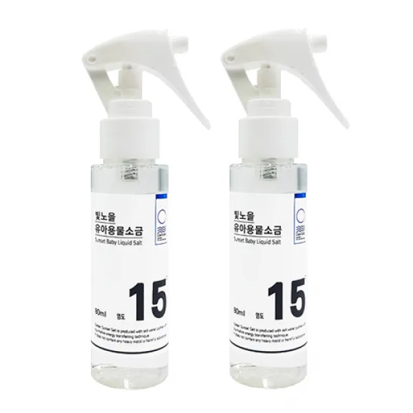 빛노을 유아용 물소금, 80ml, 2개입