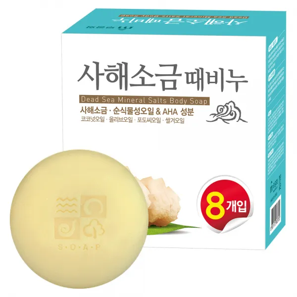 무궁화 사해소금 때비누, 100g, 8개입