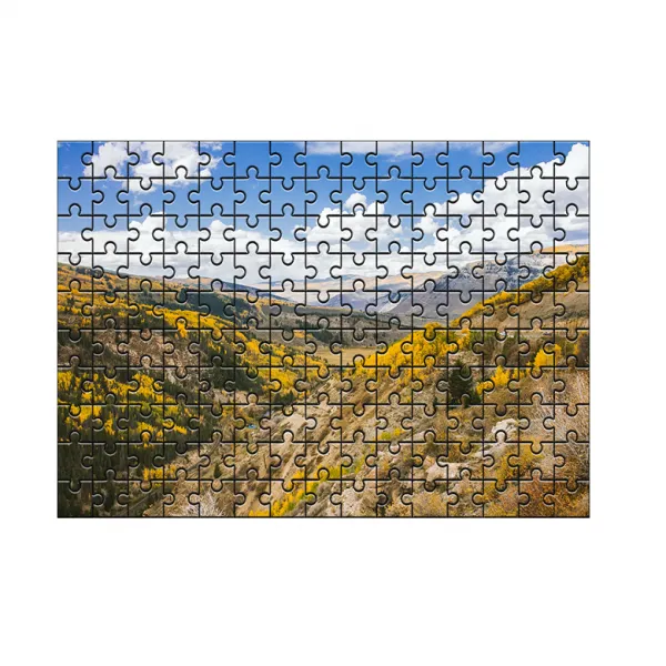 다모아 시험관 직소퍼즐 고개의경치, 150피스, 혼합 색상