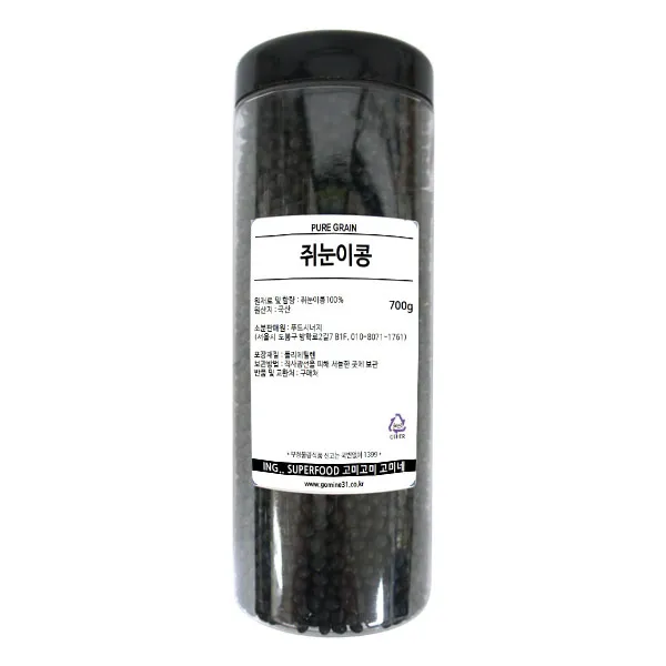 고미네 국내산 쥐눈이콩 통, 700g, 1개