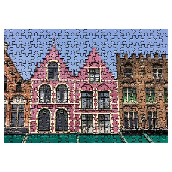다모아 시험관 퍼즐 브뤼헤의각양각색건물들, 234피스, 혼합 색상