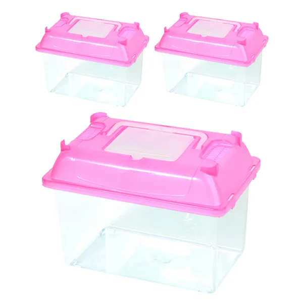 아쿠아선두 클린채집통 XL 핑크, 3개