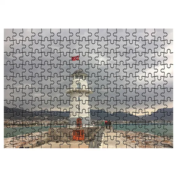 다모아 시험관퍼즐 등대에게양된터키국기, 180피스, 혼합 색상
