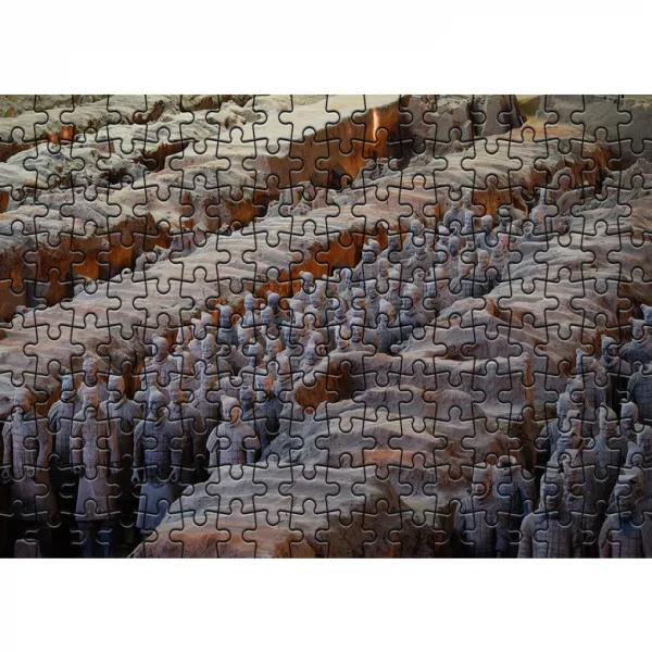 다모아 시험관 직소퍼즐 진시황릉병마용갱, 180피스, 혼합 색상