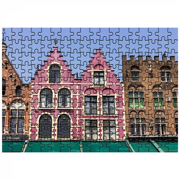 다모아 시험관 직소퍼즐 브뤼헤의각양각색건물들, 180피스, 혼합 색상