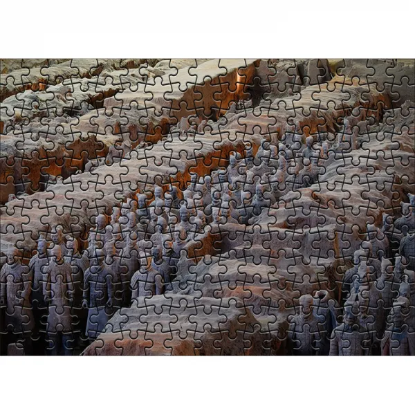 다모아 시험관퍼즐 진시황릉병마용갱, 204피스, 혼합 색상