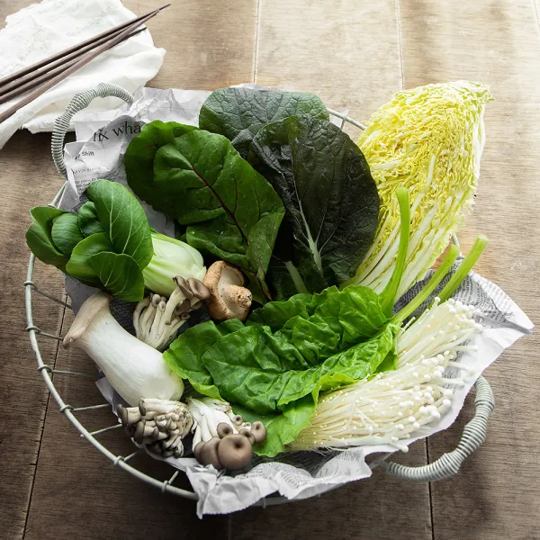 친환경인증 샤브샤브용 모둠채소, 700g, 1팩