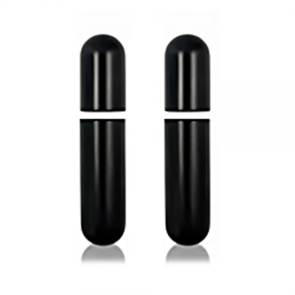 DM 알럽뷰 고급 미니 향수 스프레이 공병 6ml, 블랙, 2개입