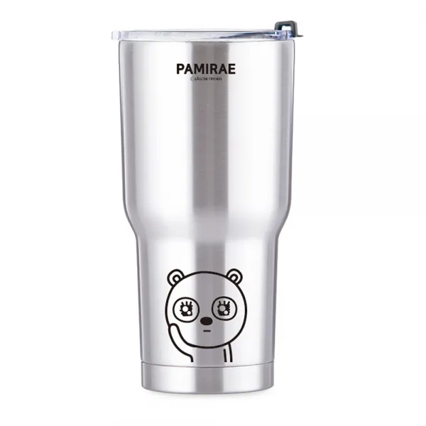 개콘프렌즈 메가 진공 스텐텀블러, 파미래, 900ml