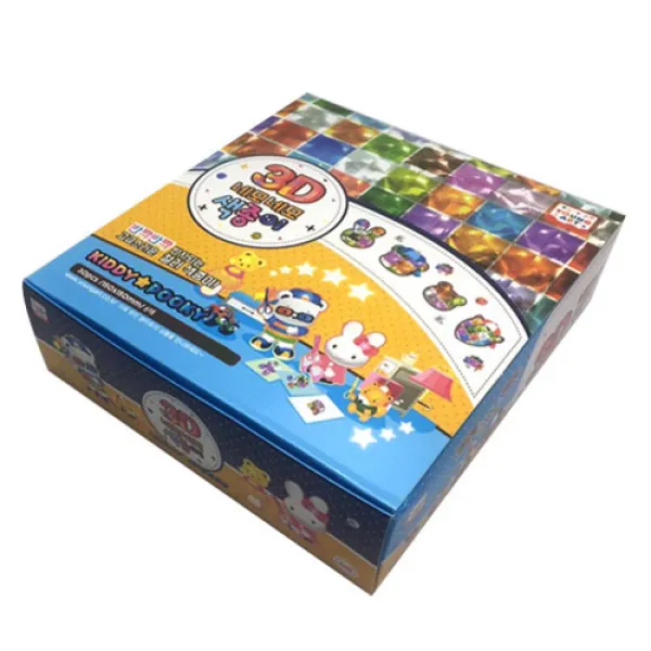 영아트 3D 네모네모 색종이 6매, 1색, 30개입