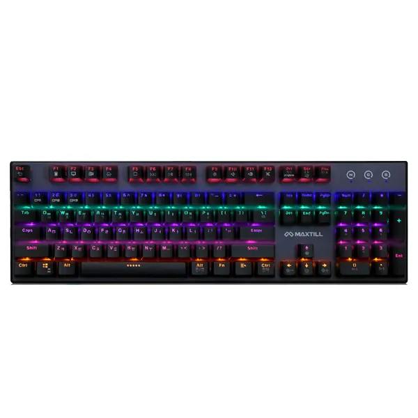맥스틸 TRON G610K V2 기계식 키보드 흑축, 혼합 색상