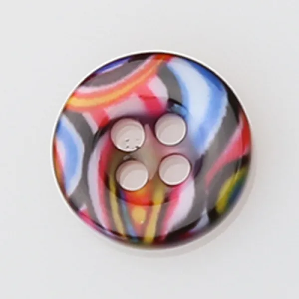 HR빅버튼 루마니아 단추 NO6 11mm, 혼합 색상, 8개입