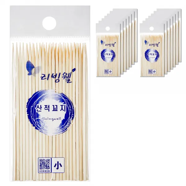 리빙웰 산적꼬지 소 40개입 15개