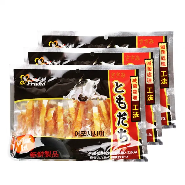 굿프랜드 도모다찌 어포사사미, 닭가슴살 + 건어포 혼합맛, 3개입