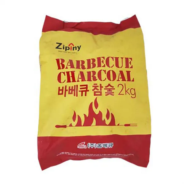 지피니 바베큐참숯, 2kg, 1개