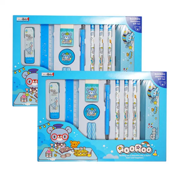 아이비스 문구 선물세트 2 Cr40 블루 2세트