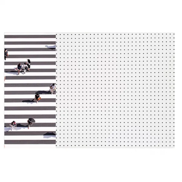 앤비커머스 인테리어타공판 횡단보도 좌WHITE, 1개
