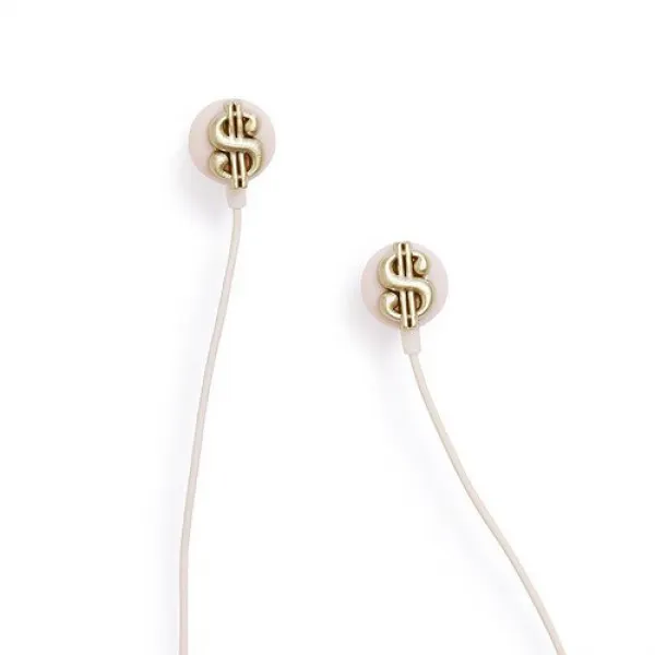 밴도 listen up ear buds cash money 이어폰, 단일 상품, 혼합 색상
