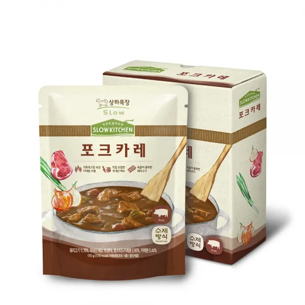 상하목장 슬로우키친 포크 카레 170g 3개입