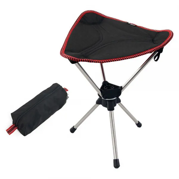 탤론 피벗체어 미니 + 파우치, 블랙, 1세트