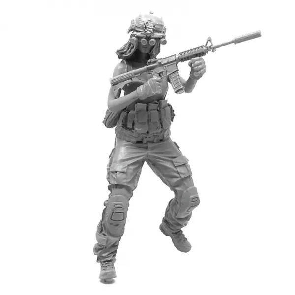 YUFANMODEL YF136 1/35 밀리터리피규어 US SEAL Assault Girl Little Rose Lara Vol2, 1개