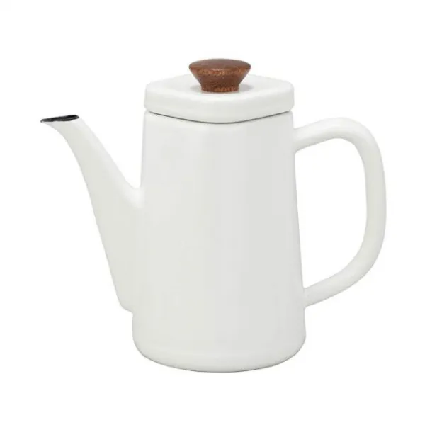 노다호로 ANBI 법랑 주전자, 1.2L, 화이트