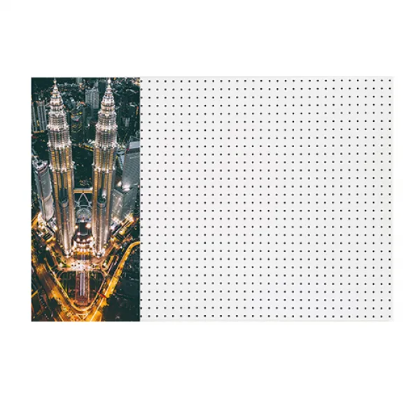 고층빌딩 좌WHITE 타공판 60x90cm, 1개, 혼합색상