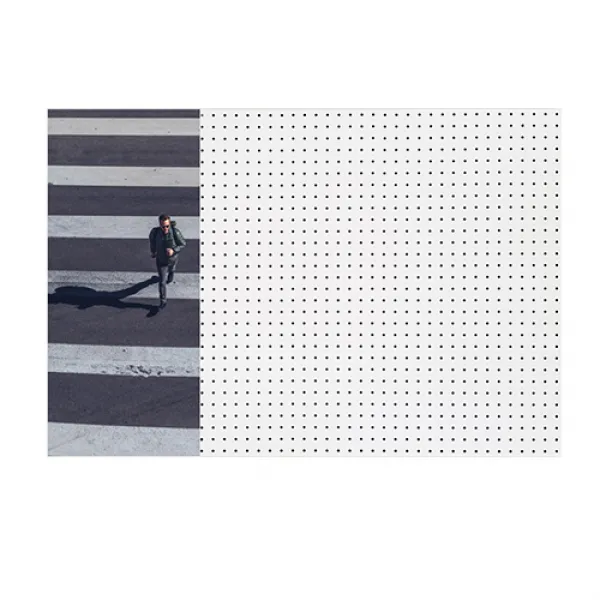 앤비커머스 인테리어 타공판 횡단보도 좌WHITE, 1개