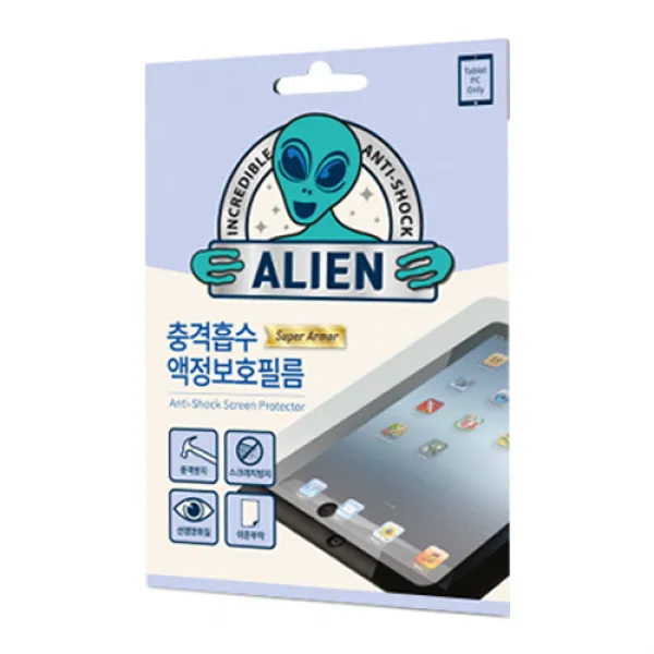 에어리언쉴드 태블릿 PC용 충격흡수 액정보호 필름, 단일 색상