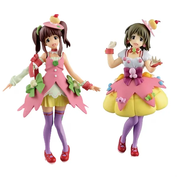 반프레스토 012 아이돌 마스터 SQ 피규어 오카타치에리 마무사 카나코 2종, 1세트