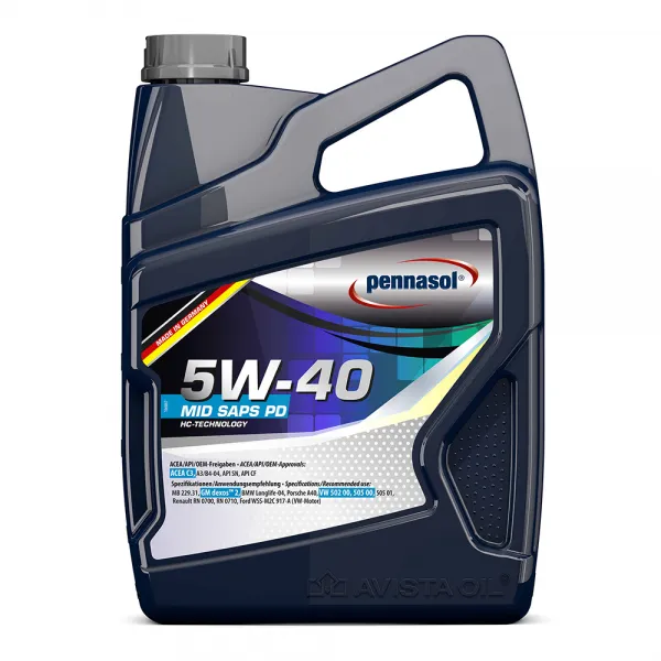 페나졸 MID SAPS PD HC-Technology SAE 5W-40 100% HC 합성엔진오일 1L, 1개