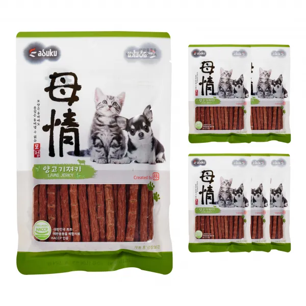 에이치디씨 모정 강아지 져키 140g, 양고기, 6개입