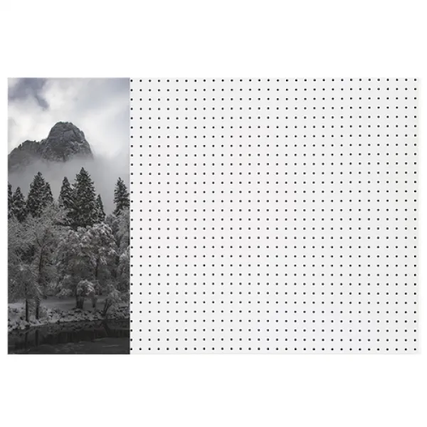 설원의풍경aa 좌WHITE 타공판 60x90cm, 1개, 혼합색상