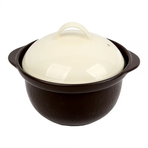 KANESENODA 사마아치 라이스쿠커 이중뚝배기 화이트 TDG04-310, 25.5cm, 1개