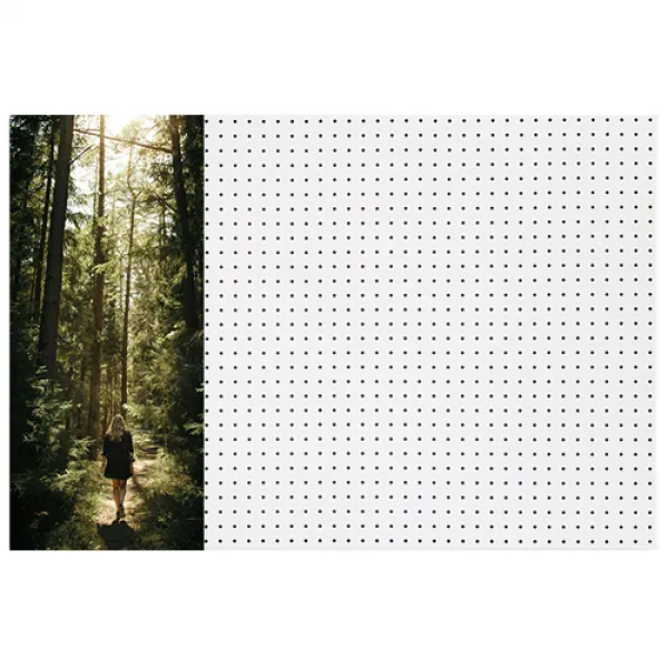 숲숙의뒷모습 타공판 60x90cm, 1개, 좌WHITE