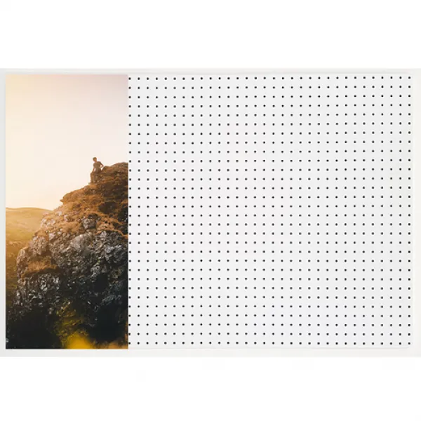 앤비커머스 좌 잠시쉬다 타공판 WHITE, 1개