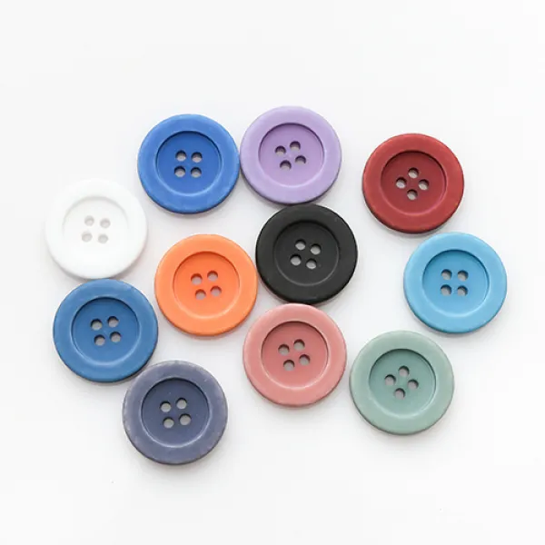 HR빅버튼 수선단추 닷새 스크레치무광 21mm 22p 세트, 혼합 색상, 1세트
