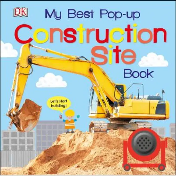 My Best Pop-Up Construction Site Book Board Books, DK Publishing (Dorling Kindersley)
