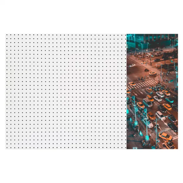 앤비커머스 인테리어타공판 교통체증 우 WHITE, 1개