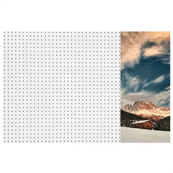 설산에서 타공판 60x90cm, 1개, 우WHITE
