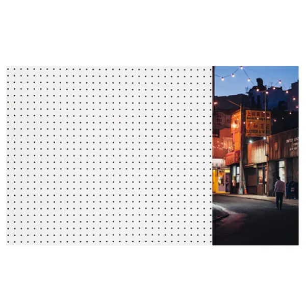 앤비커머스 우 밤거리 타공판 WHITE, 1개