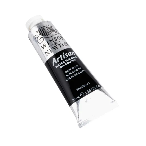 윈저앤뉴튼 아티잔 수성유화물감 S1 331 Ivoryblack 37ml 1색