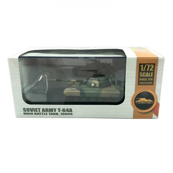 ModelCollect 1/72 Soviet T-64A Main Battle Tank 1980s 다이캐스트 완성품, 혼합 색상